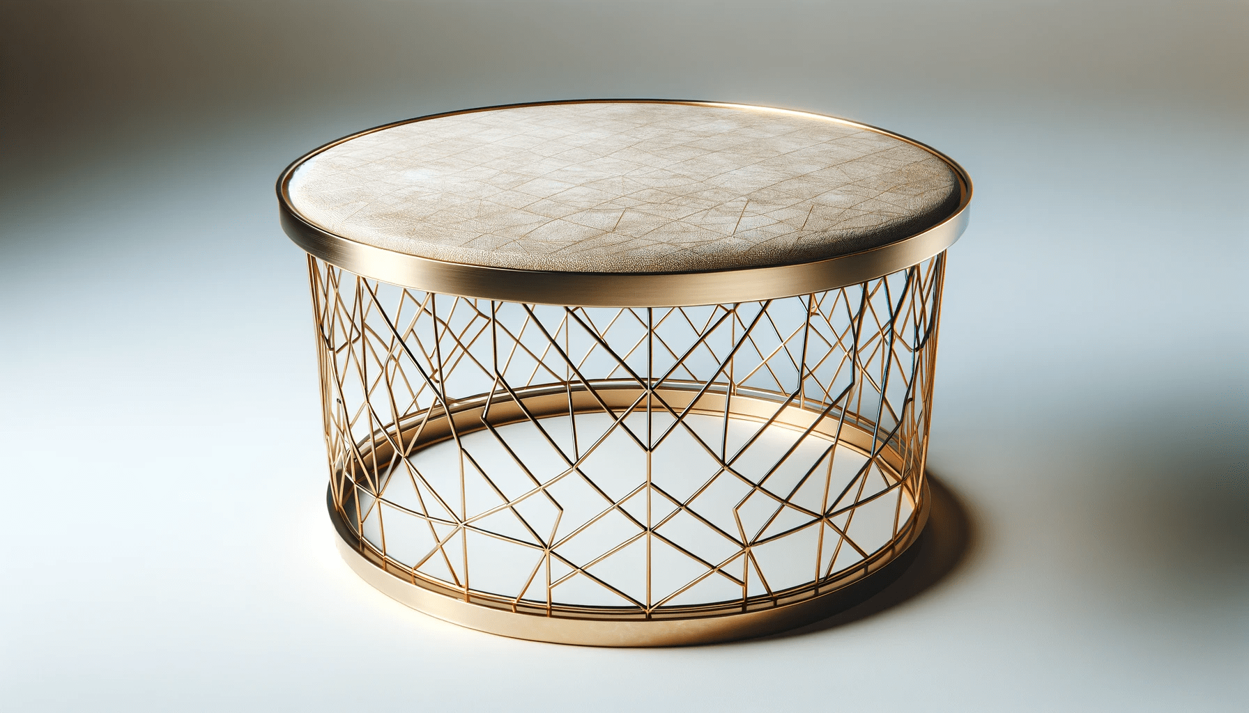 dall%c2%b7e-2023-12-19-04-17-54-an-elegant-round-coffee-table-with-a-gold-colored-metal-base-featuring-a-geometric-wireframe-design-the-tabletop-is-a-textured-beige-surface-possibl-3822586