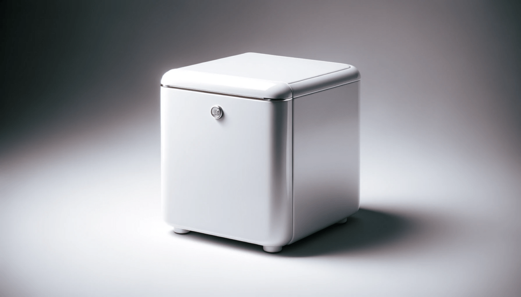 dall%c2%b7e-2023-12-21-04-32-30-a-compact-cube-shaped-mini-fridge-with-a-clean-glossy-white-finish-the-fridge-features-a-simple-design-with-a-slightly-curved-front-and-it-has-a-s-7777822