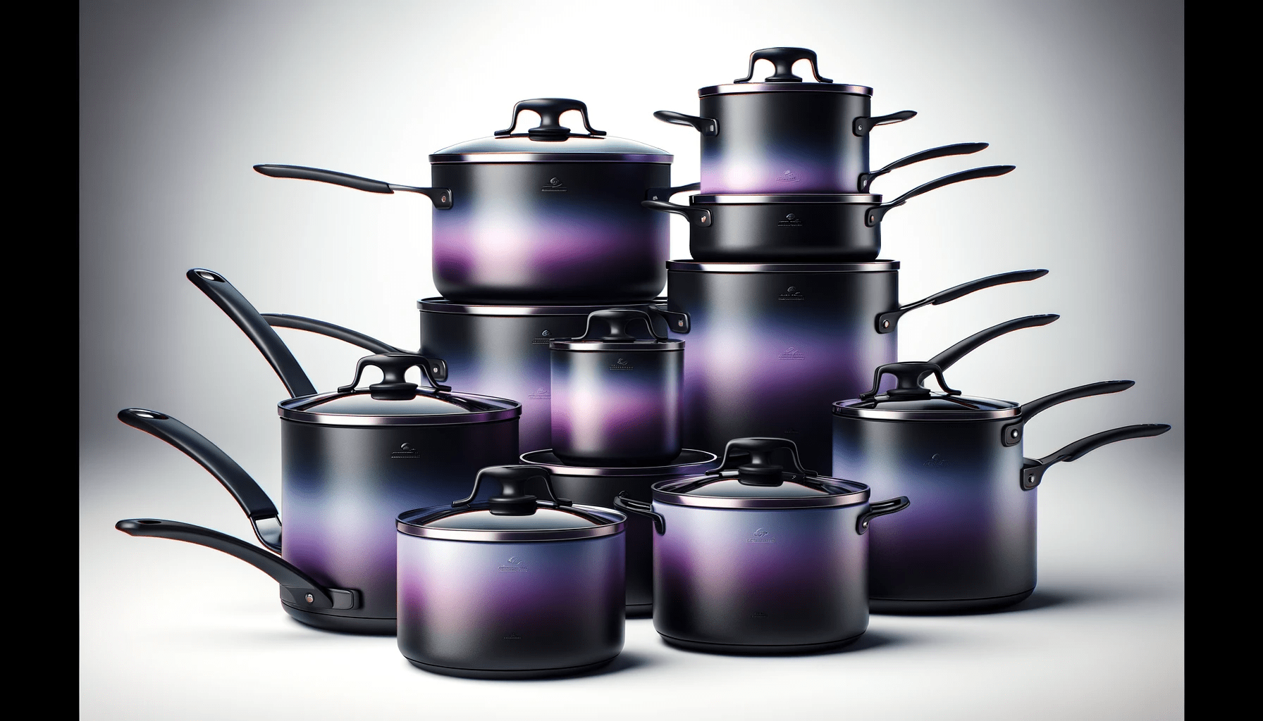dall%c2%b7e-2023-12-21-07-02-20-a-set-of-stackable-cookware-with-a-gradient-purple-to-black-color-the-set-includes-various-sizes-of-pots-and-pans-with-matching-lids-some-of-the-lid-3182452