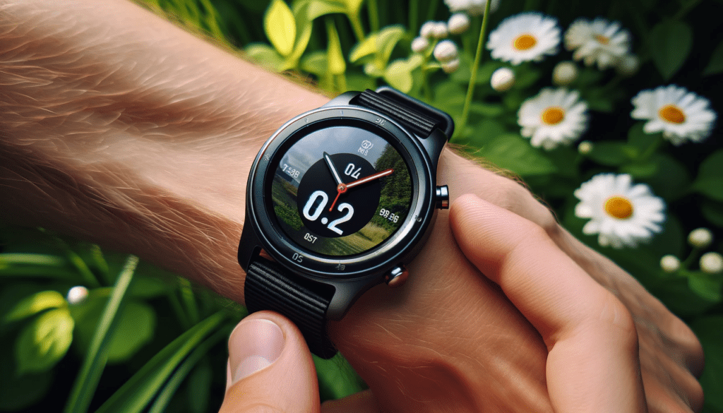 dall%c2%b7e-2023-12-22-06-48-02-a-detailed-photograph-of-a-digital-smartwatch-with-a-black-interface-and-white-numerals-displayed-worn-on-a-wrist-over-a-natural-background-the-smar-8808831