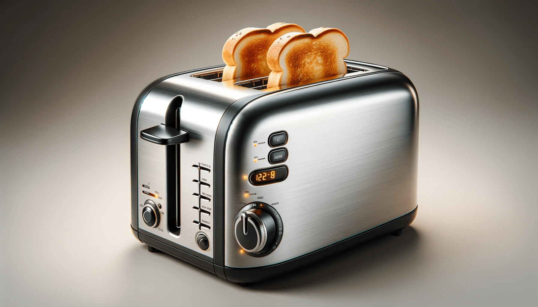 dall%c2%b7e-2023-12-22-08-01-34-a-modern-two-slice-toaster-with-a-stainless-steel-finish-and-black-accents-it-features-a-lever-on-the-side-for-lowering-bread-a-series-of-buttons-in-6156550