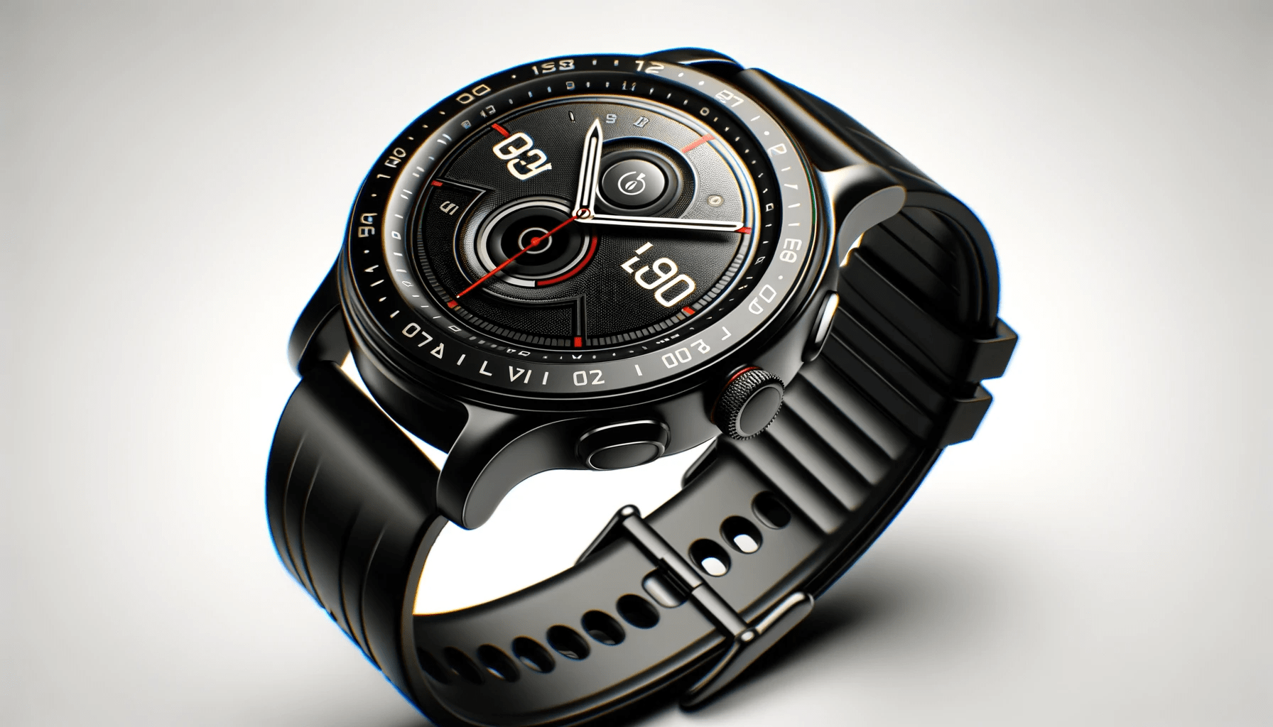 dall%c2%b7e-2023-12-24-17-50-51-a-photorealistic-image-of-a-modern-smartwatch-with-a-sleek-black-design-featuring-a-unique-digital-watch-face-with-stylized-numbers-around-the-edges-1401486