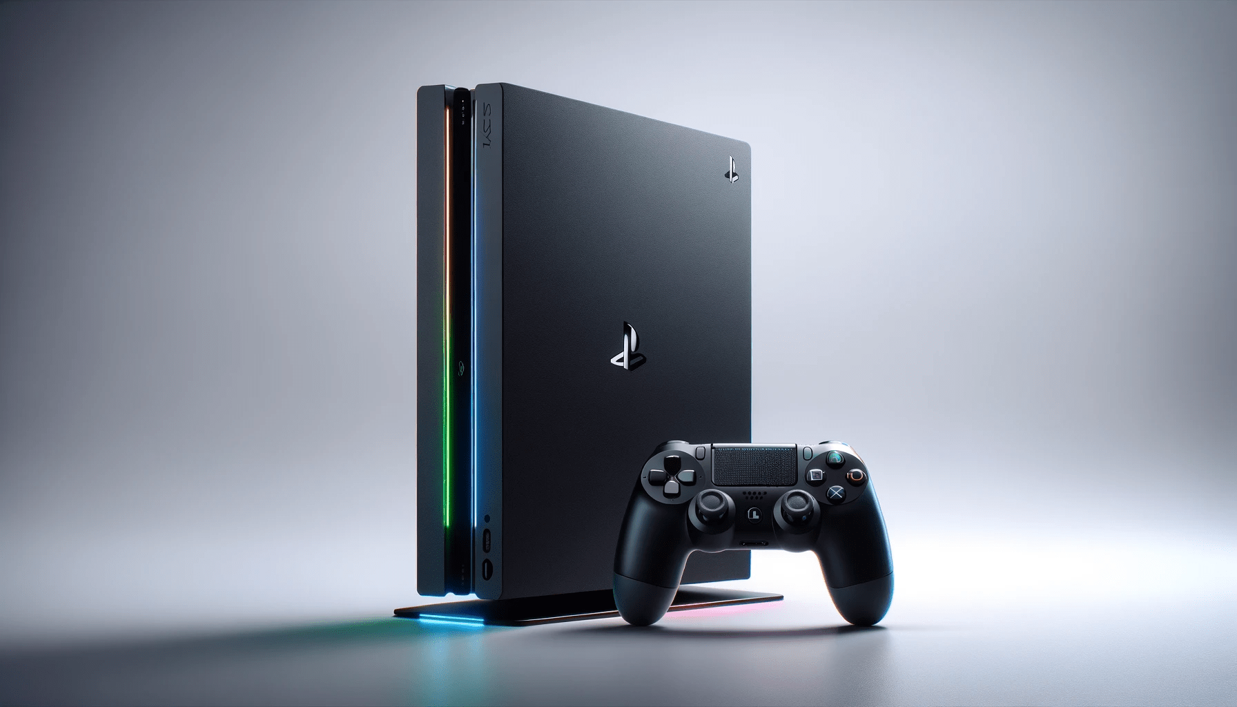 dall%c2%b7e-2023-12-24-18-17-14-a-high-definition-16_9-ratio-image-of-a-modern-gaming-console-with-a-vertical-orientation-the-console-is-sleek-with-a-black-matte-finish-and-a-prom-8590718