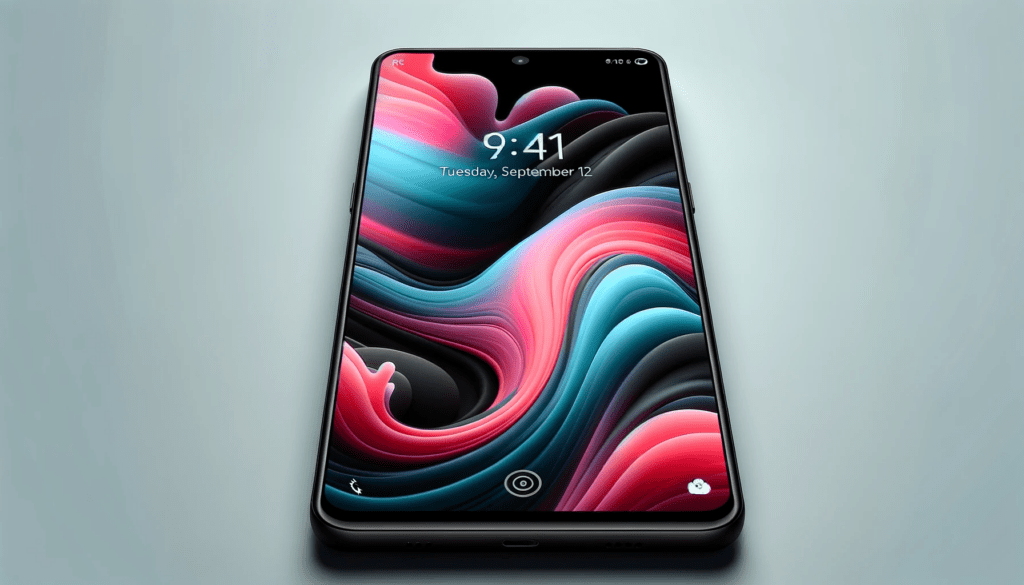 dall%c2%b7e-2023-12-24-18-54-27-a-high-definition-16_9-ratio-image-of-a-modern-smartphone-with-a-black-front-bezel-the-phone-displays-a-lock-screen-with-a-vibrant-abstract-wallpape-3630097
