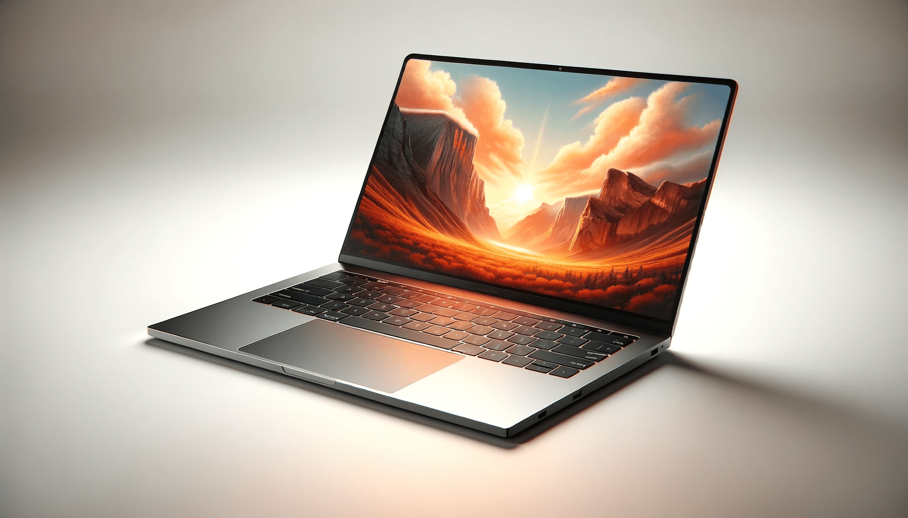 dall%c2%b7e-2023-12-25-15-35-48-a-modern-silver-colored-laptop-with-a-thin-design-isolated-on-a-white-background-the-laptop-is-open-at-a-slight-angle-to-show-its-screen-and-keyboa-7871793