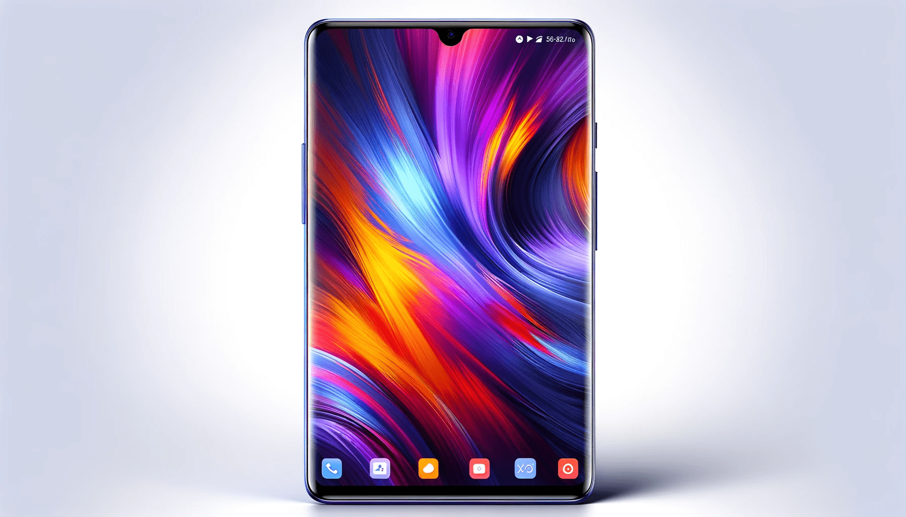 dall%c2%b7e-2023-12-25-16-37-09-a-modern-smartphone-with-a-sleek-design-front-view-on-a-white-background-the-phone-features-a-vibrant-colorful-abstract-wallpaper-on-the-screen-wi-9862553