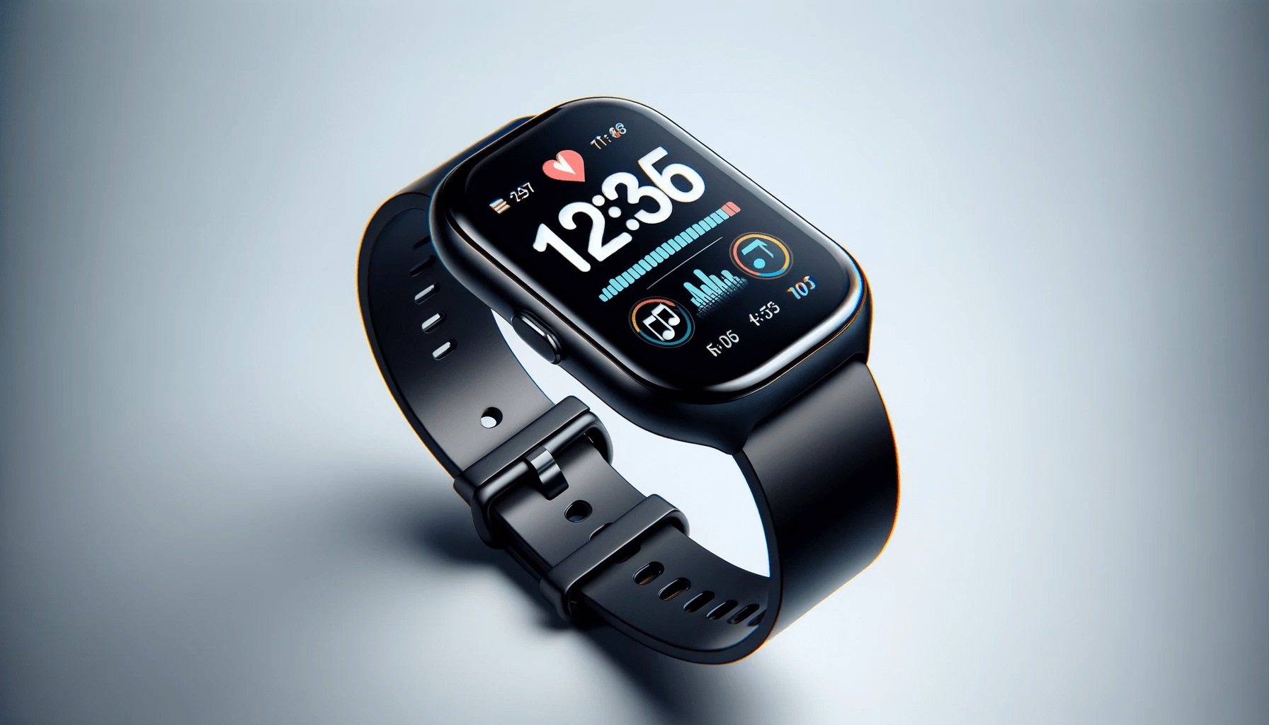 dall%c2%b7e-2023-12-25-16-45-02-a-sleek-black-smartwatch-with-a-rectangular-curved-screen-displayed-on-a-white-background-the-screen-shows-a-digital-watch-face-with-various-health-1115685