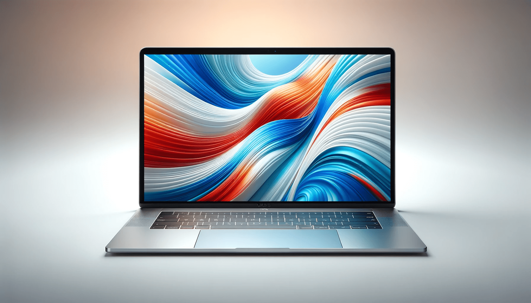 dall%c2%b7e-2023-12-25-22-32-57-a-modern-laptop-on-a-white-background-displaying-a-colorful-abstract-wallpaper-with-waves-of-blue-white-orange-and-red-creating-a-gradient-effect-8543547