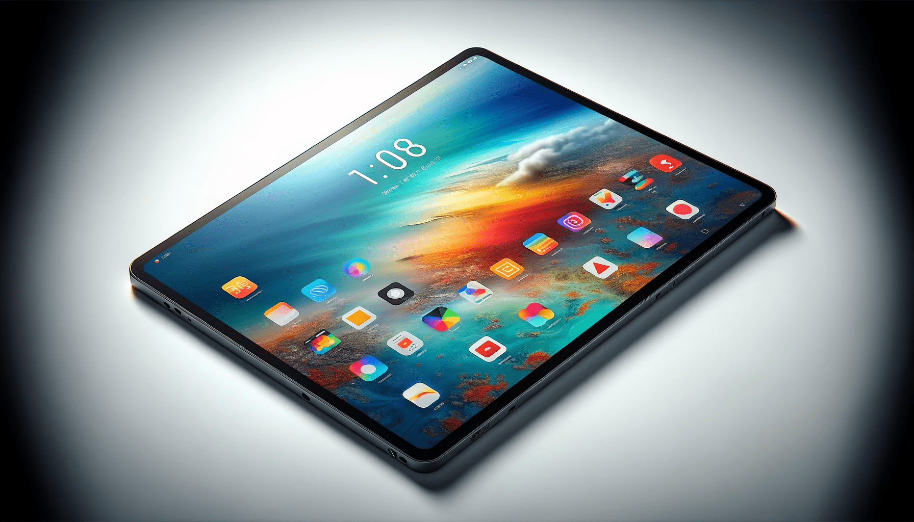 dall%c2%b7e-2023-12-26-12-20-17-a-modern-tablet-with-a-large-screen-displayed-horizontally-showing-a-colorful-and-sharp-interface-with-an-assortment-of-app-icons-the-screen-resemb-8958891