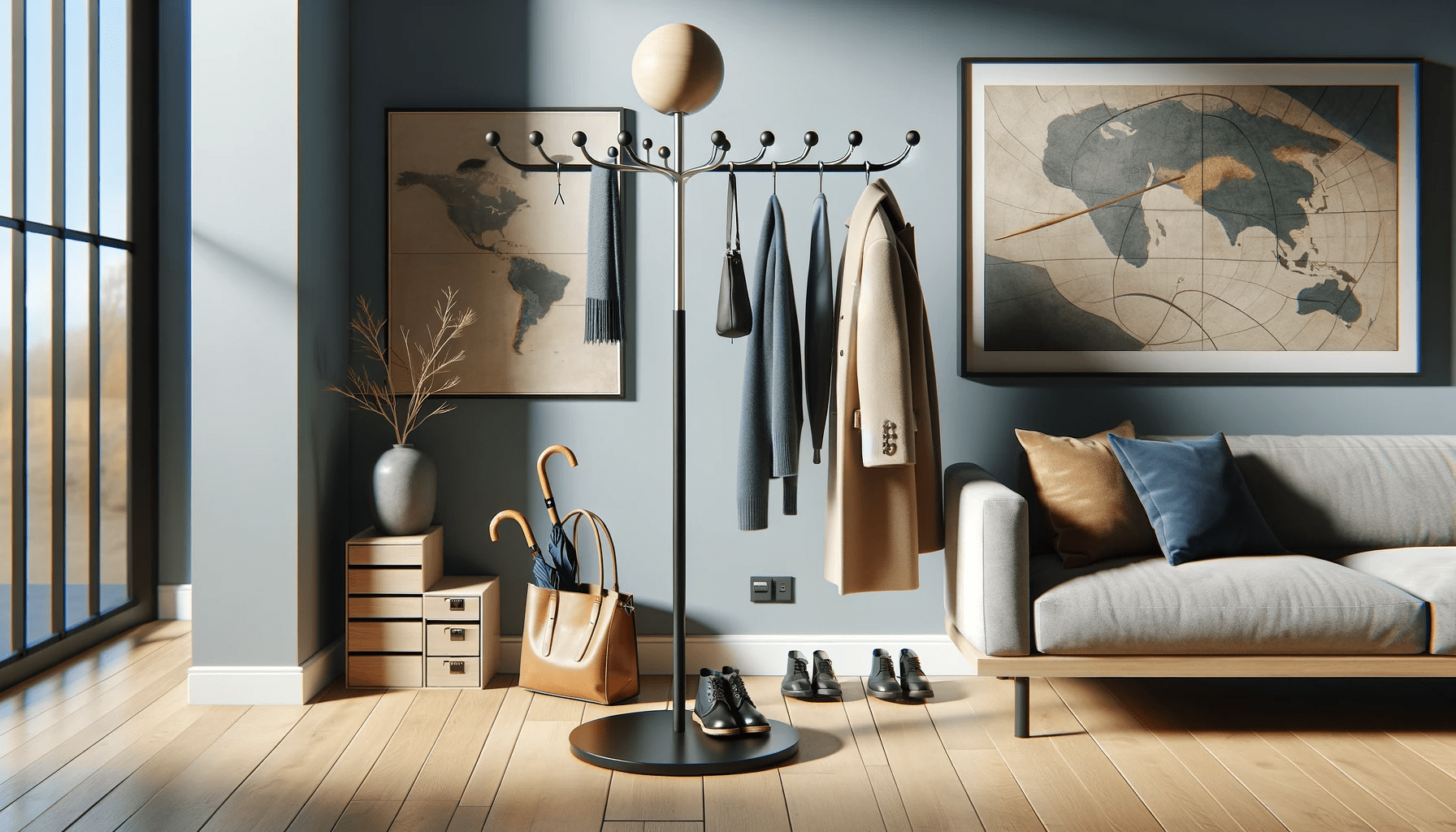 dall%c2%b7e-2023-12-26-15-12-34-a-contemporary-interior-scene-with-a-stylish-coat-stand-in-the-center-of-the-image-the-stand-has-a-white-cylindrical-body-a-solid-black-circular-bas-7928161