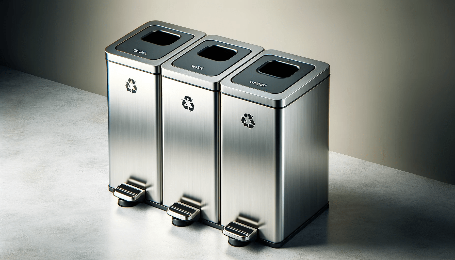 dall%c2%b7e-2023-12-26-16-45-47-a-sleek-stainless-steel-recycling-bin-with-three-separate-compartments-for-waste-segregation-displayed-horizontally-each-section-has-a-foot-pedal-fo-7358099