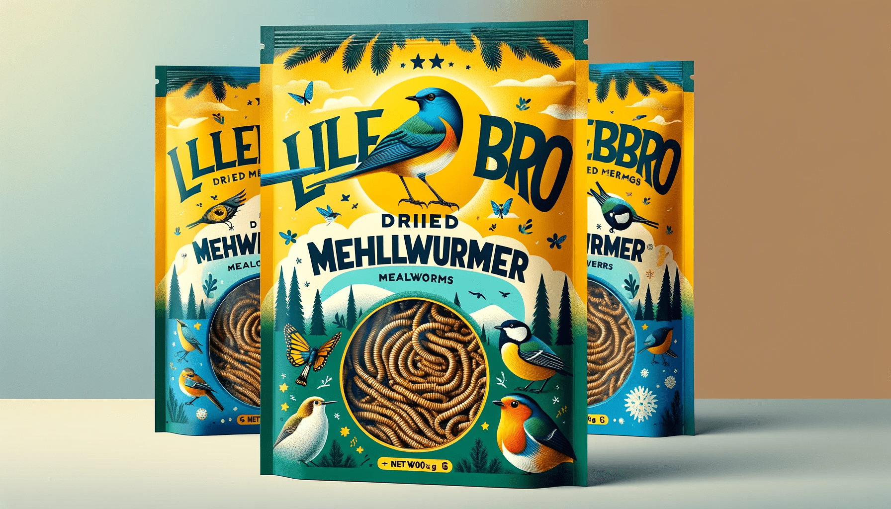 dall%c2%b7e-2024-01-02-16-03-22-a-rectangular-packaging-design-for-lillebro-dried-mealworms-the-packaging-has-a-yellow-gradient-background-that-transitions-to-green-at-the-bottom-s-1987882