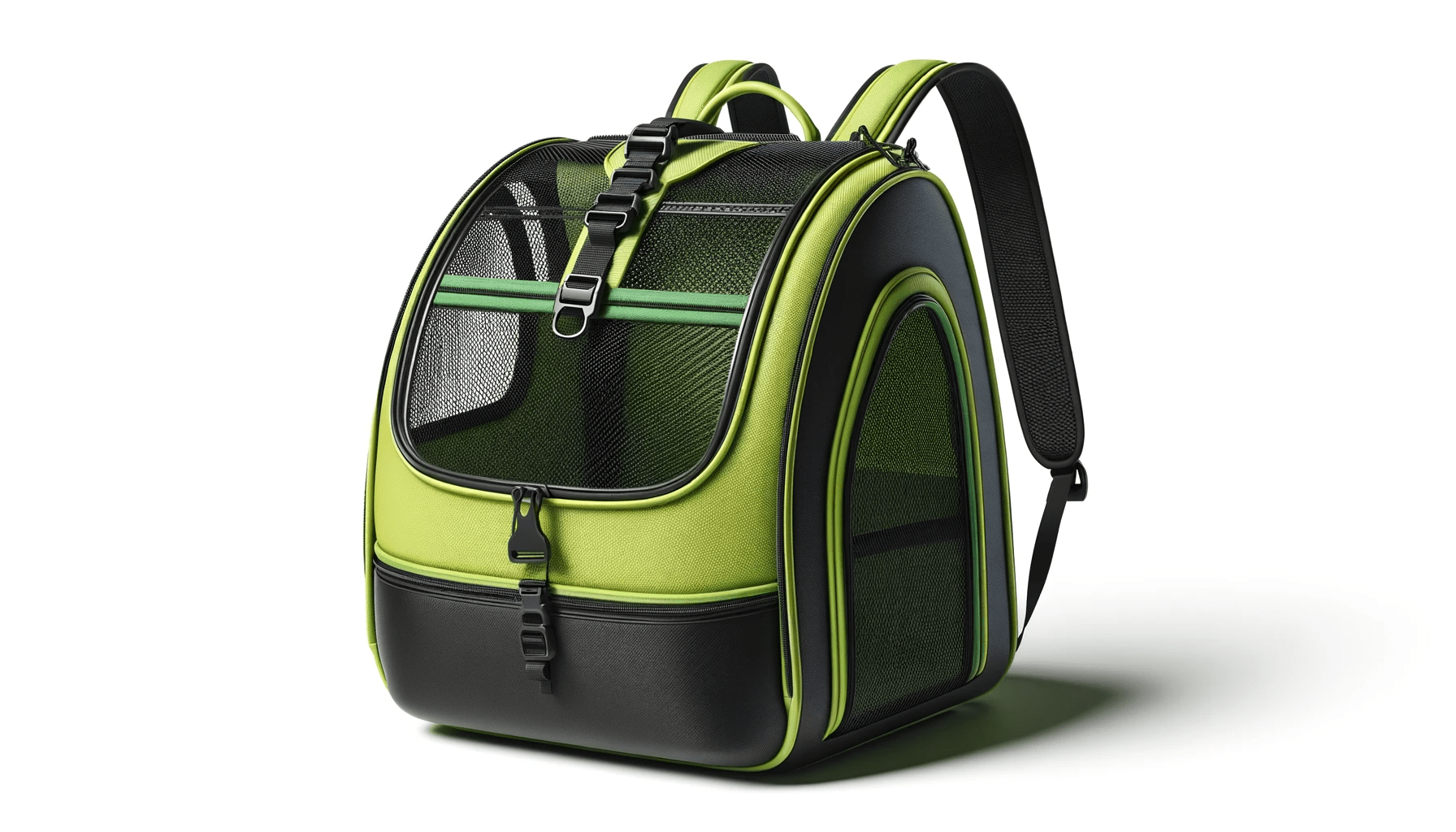 dall%c2%b7e-2024-01-03-07-35-57-a-high-resolution-photo-of-a-pet-carrier-backpack-in-lime-green-and-black-the-backpack-features-a-durable-black-fabric-on-top-with-a-breathable-mesh-8920093