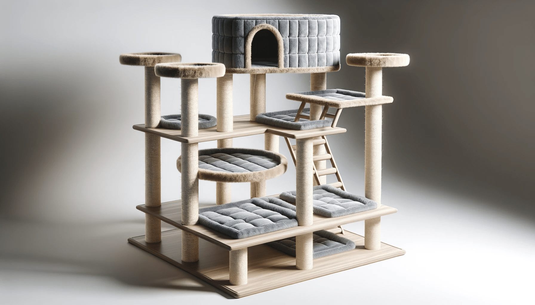 dall%c2%b7e-2024-01-03-12-13-28-a-high-resolution-16_9-image-of-a-modern-cat-tree-with-multiple-levels-the-cat-tree-has-a-stable-base-with-a-natural-light-wood-finish-there-are-fo-1129237