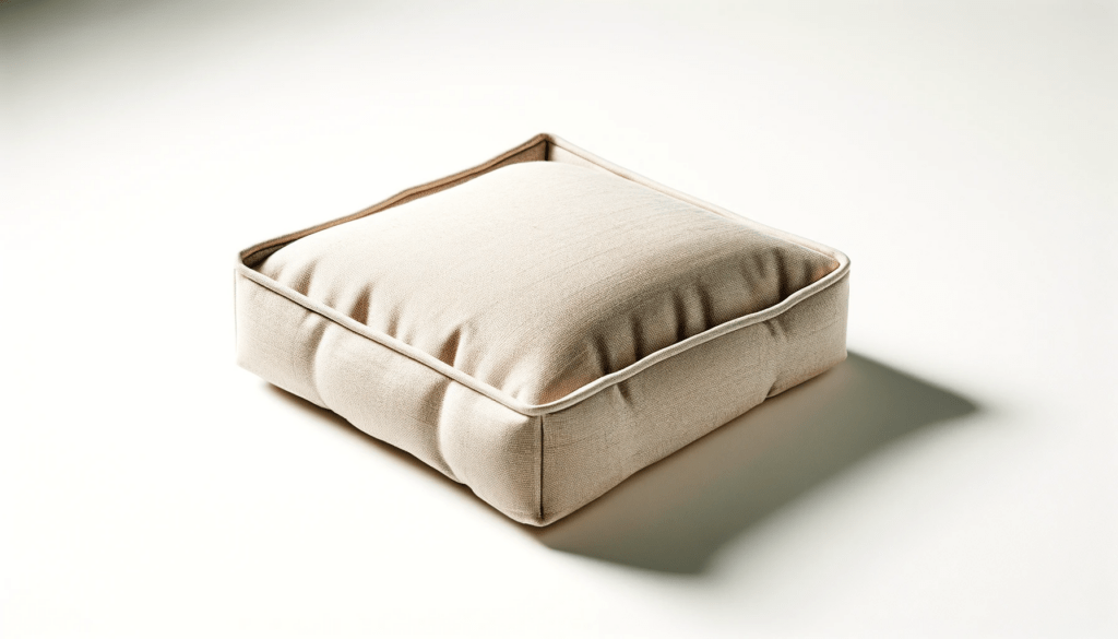 dall%c2%b7e-2024-01-04-12-40-58-a-photograph-of-a-simple-rectangular-pet-cushion-the-cushion-is-a-solid-light-beige-color-with-a-soft-canvas-like-texture-it-has-a-subtle-seam-ar-8631692