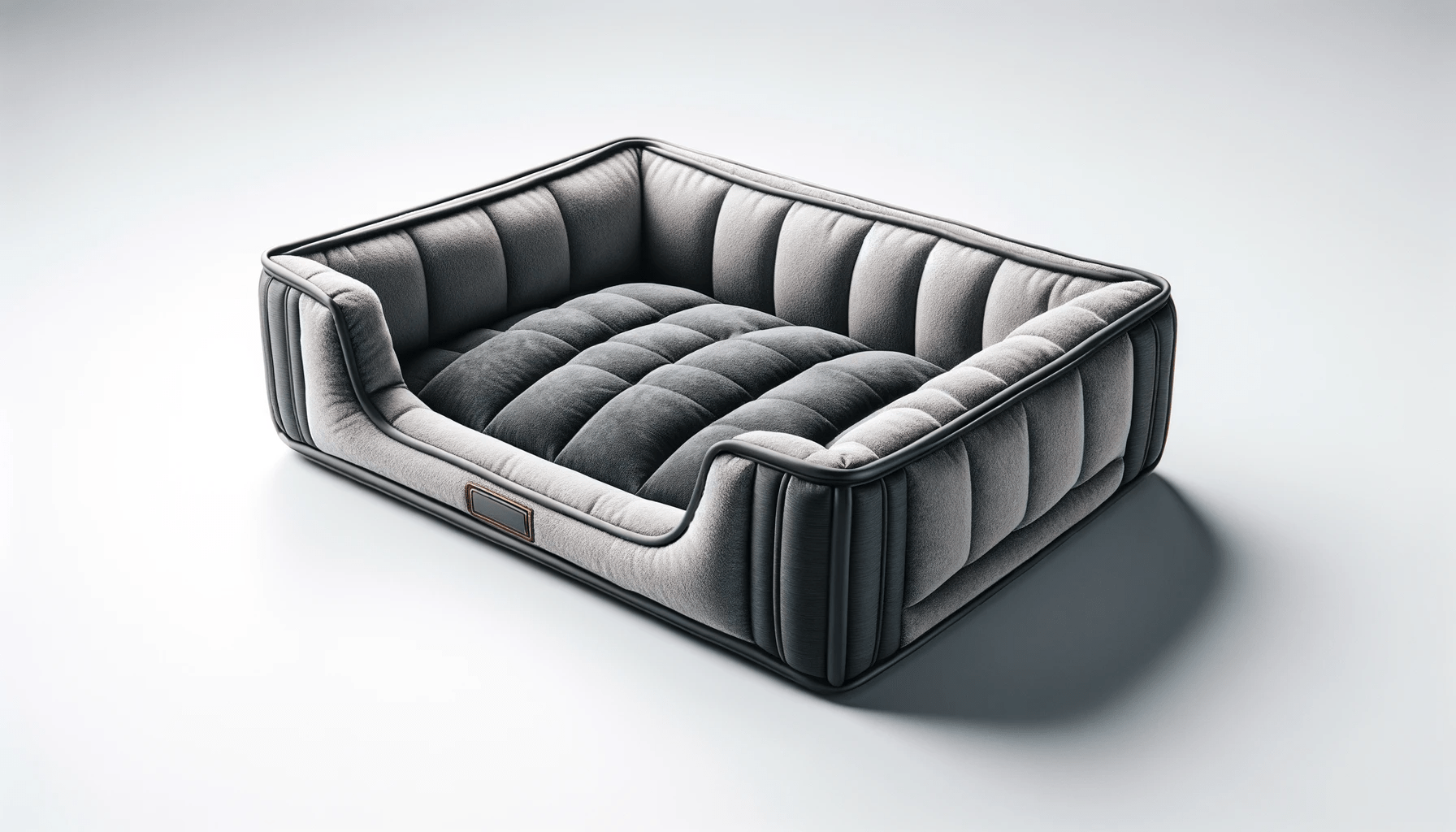 dall%c2%b7e-2024-01-04-14-00-40-a-photograph-of-a-luxurious-pet-bed-with-a-high-quality-dark-grey-outer-shell-and-a-soft-plush-cushion-inside-the-cushion-is-a-slightly-lighter-sha-8914125