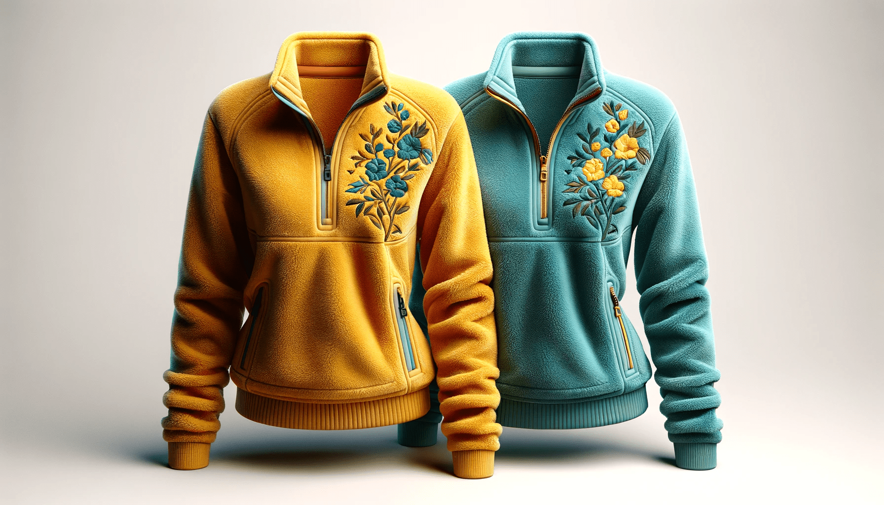 dall%c2%b7e-2024-01-04-15-22-18-create-a-16_9-high-definition-image-of-two-womens-micropolar-fleece-pullovers-one-in-mustard-yellow-and-the-other-in-turquoise-blue-each-pullover-s-5065861