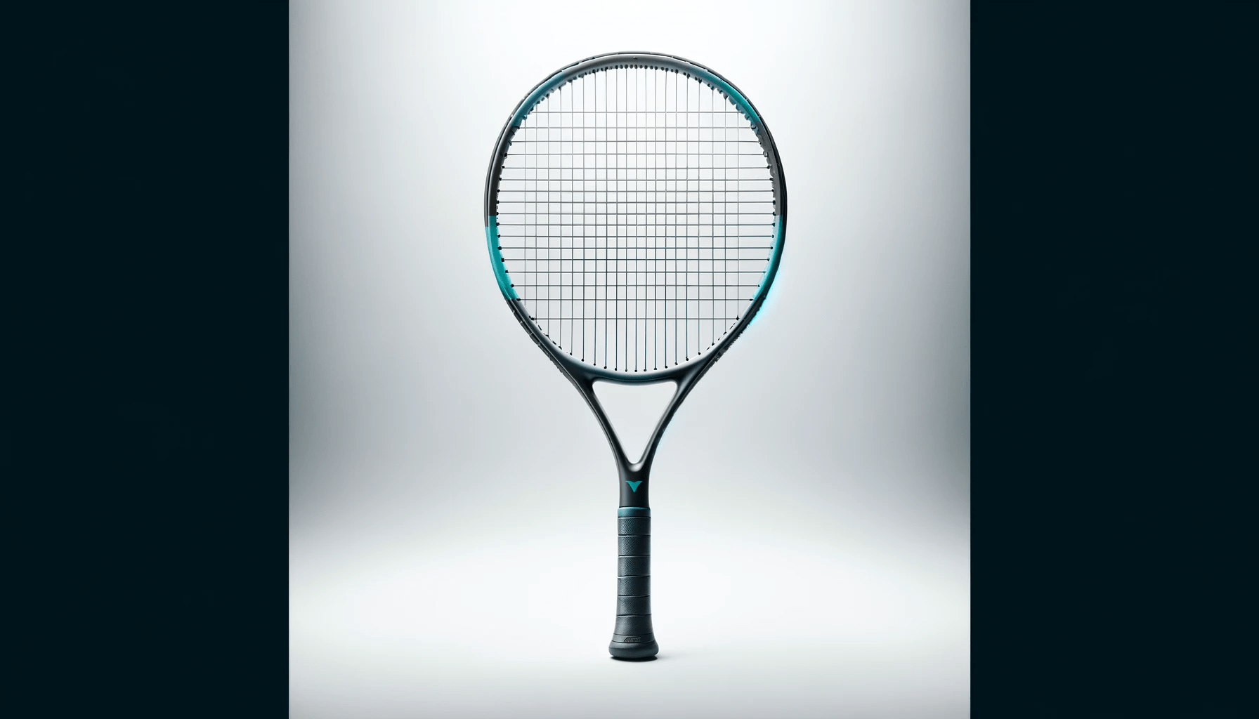 dall%c2%b7e-2024-01-05-12-01-50-a-photo-realistic-image-of-a-tennis-racket-vertically-aligned-centered-with-a-white-background-the-racket-has-a-black-grip-a-teal-colored-frame-at-2619046