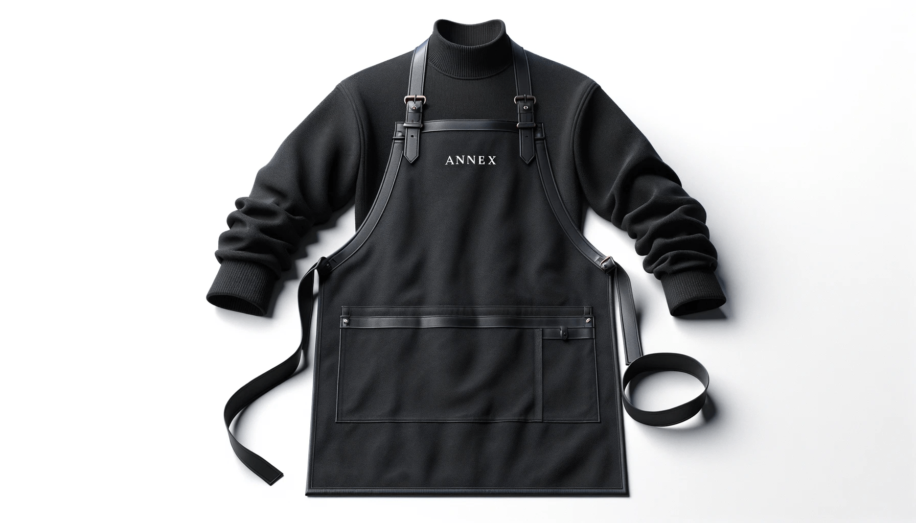 DALL·E-2024-01-05-13.06.15-Create-a-16_9-high-definition-image-of-an-adults-black-apron-named-ANNEX.-The-apron-should-have-an-adjustable-neck-strap-with-metallic-buckles-a-ti-3835327 dall%c2%b7e-2024-01-05-13-06-15-create-a-16_9-high-definition-image-of-an-adults-black-apron-named-annex-the-apron-should-have-an-adjustable-neck-strap-with-metallic-buckles-a-ti-3835327