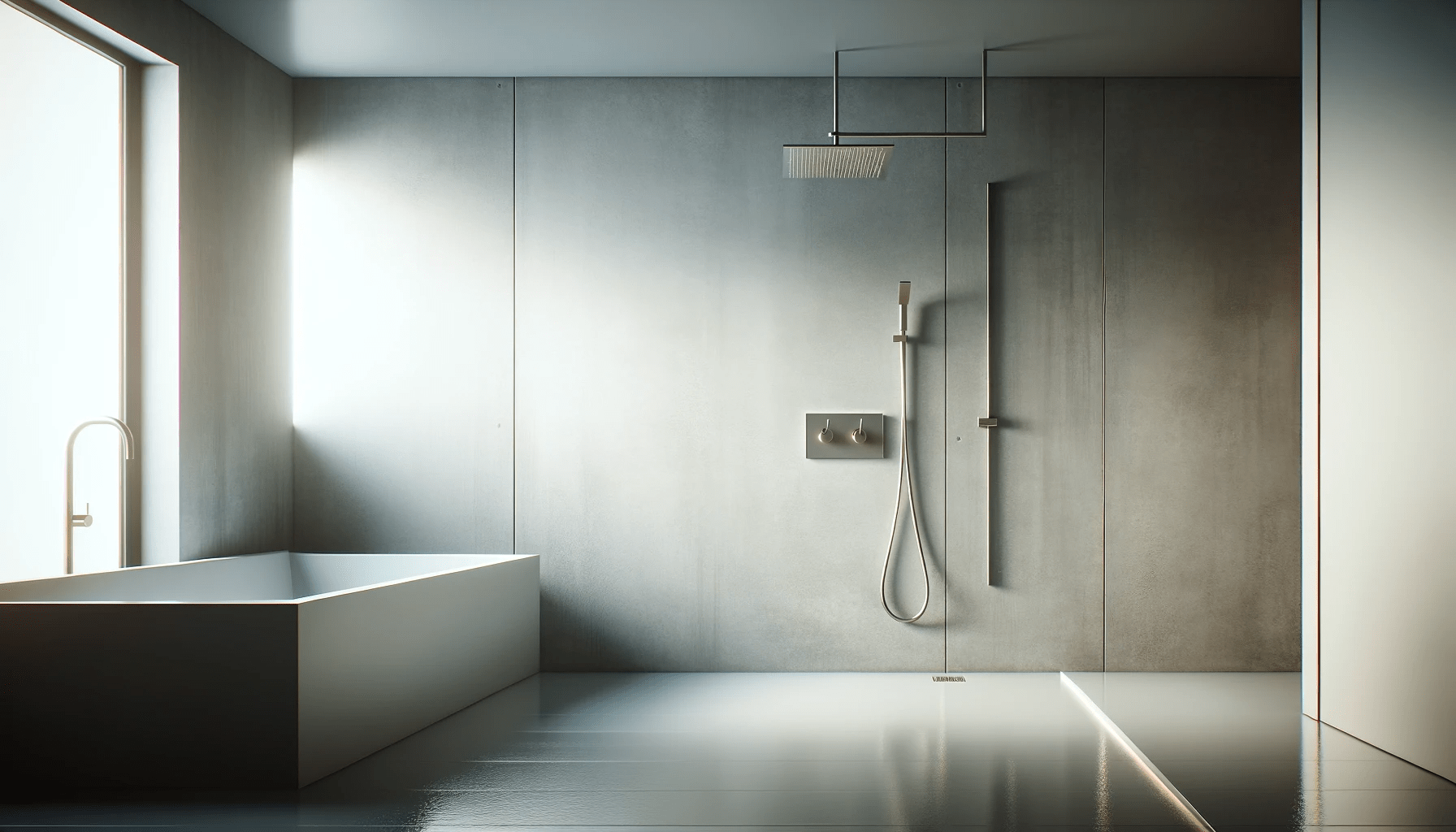 dall%c2%b7e-2024-01-08-05-57-39-a-minimalist-modern-bathroom-interior-with-a-focus-on-a-sleek-wall-mounted-shower-system-the-shower-has-a-large-overhead-rain-shower-head-and-a-hand-1917220