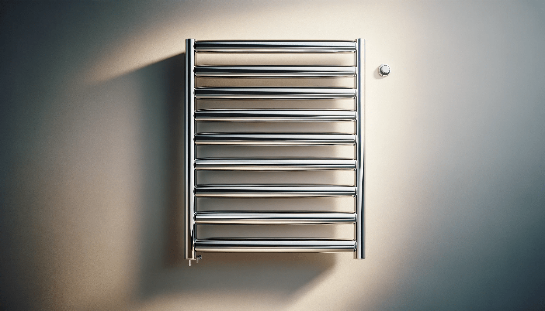 dall%c2%b7e-2024-01-08-10-40-57-a-horizontal-16_9-aspect-ratio-fullhd-photograph-style-image-of-a-modern-wall-mounted-electric-towel-radiator-the-radiator-is-composed-of-polished-7271178