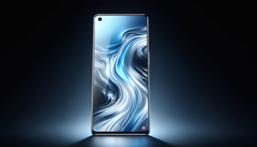 dall%c2%b7e-2024-01-08-12-27-56-a-contemporary-smartphone-with-a-glossy-white-finish-on-the-back-and-a-full-screen-display-with-a-notch-at-the-top-the-screen-showcases-a-mesmerizing-2057858