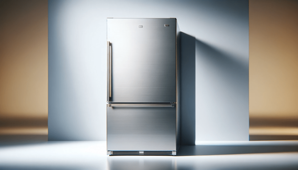 dall%c2%b7e-2024-01-09-08-46-18-a-high-definition-image-in-a-16_9-aspect-ratio-featuring-a-modern-refrigerator-with-a-top-mount-freezer-the-appliance-is-finished-in-a-brushed-stain-4293380