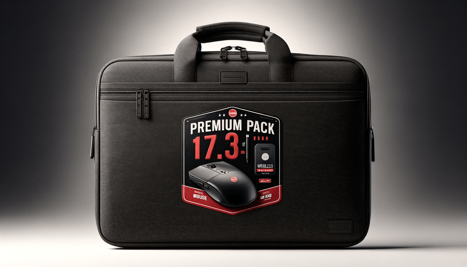 dall%c2%b7e-2024-01-09-12-53-46-a-17-3-inch-black-laptop-bag-displayed-frontally-against-a-white-background-the-bag-has-a-rectangular-shape-with-rounded-edges-and-a-red-and-white-p-8607554