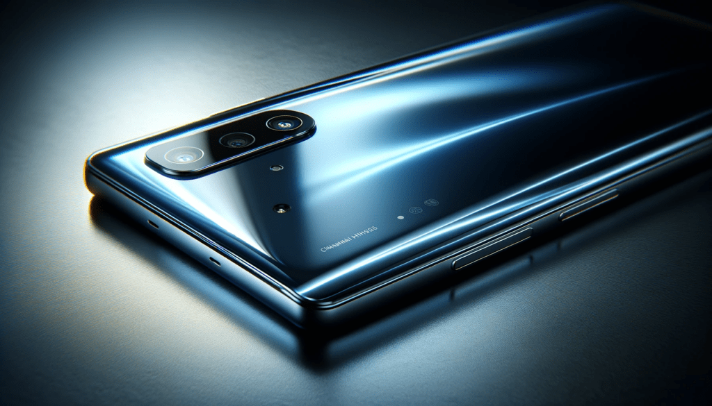 dall%c2%b7e-2024-01-09-18-50-35-a-close-up-studio-photograph-of-a-modern-smartphone-laying-on-a-matte-surface-the-image-highlights-the-phones-reflective-glass-back-that-catches-sub-4879279