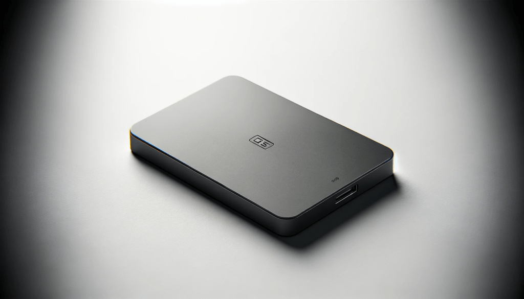 dall%c2%b7e-2024-01-10-12-06-53-a-high-resolution-image-of-a-compact-dark-gray-solid-state-drive-ssd-on-a-white-background-the-ssd-has-a-minimalistic-design-with-rounded-corners-3562814