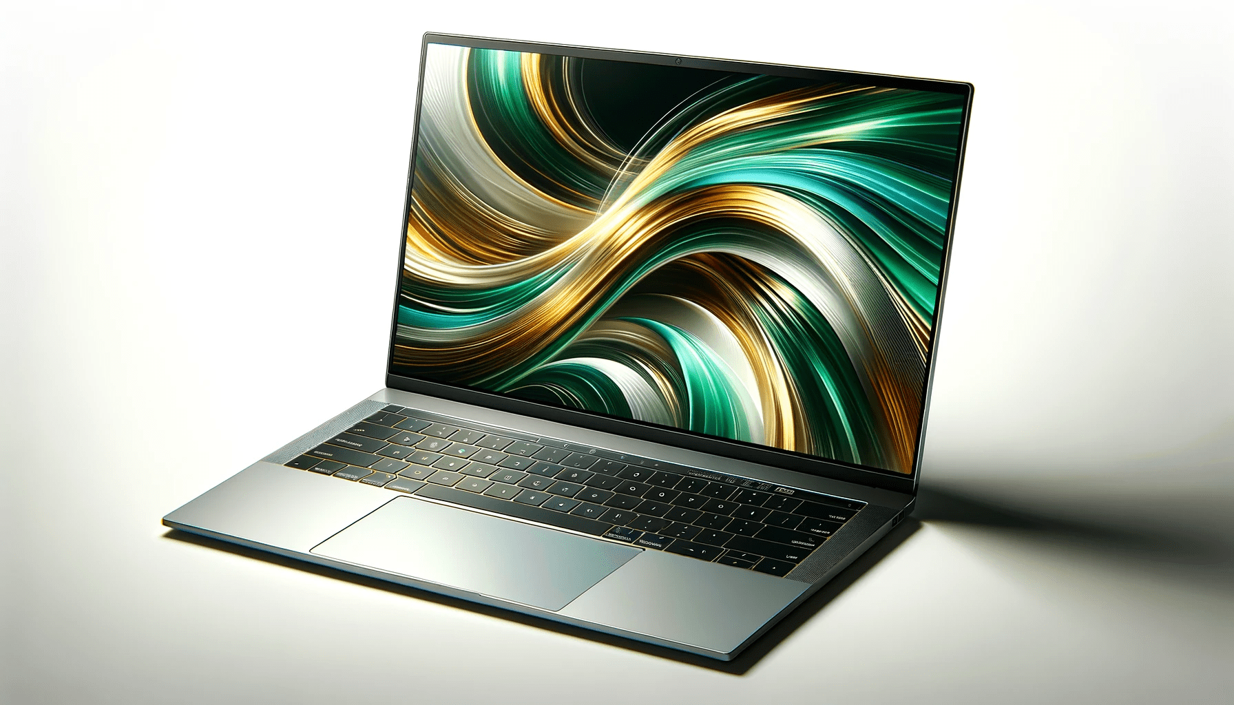dall%c2%b7e-2024-01-10-14-00-56-create-a-high-resolution-image-of-a-modern-silver-laptop-on-a-white-background-the-laptop-is-open-at-a-120-degree-angle-showcasing-a-vibrant-display-1178384