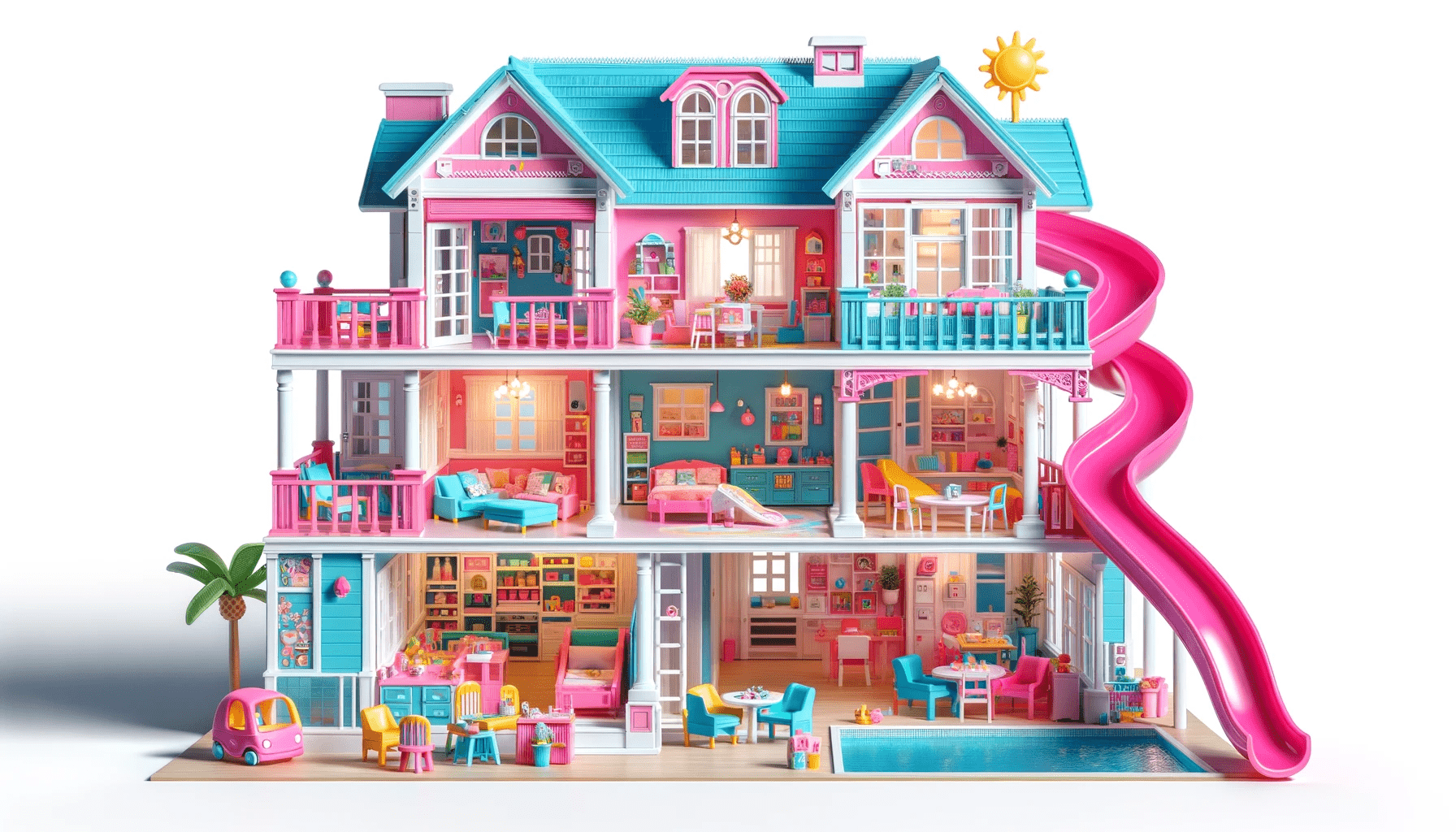 dall%c2%b7e-2024-01-10-17-27-30-a-high-resolution-3d-rendering-of-a-vibrant-and-colorful-dollhouse-on-a-white-background-the-dollhouse-is-multi-storied-with-a-variety-of-rooms-such-9805494