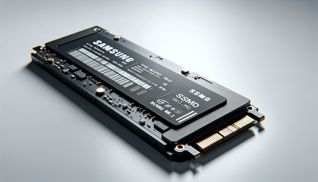 dall%c2%b7e-2024-01-10-21-08-59-a-highly-detailed-close-up-of-a-black-nvme-m-2-ssd-with-a-label-that-includes-the-following-white-and-gold-text_-v-nand-ssd-980-pro-pcie-4-0-nv-6687573