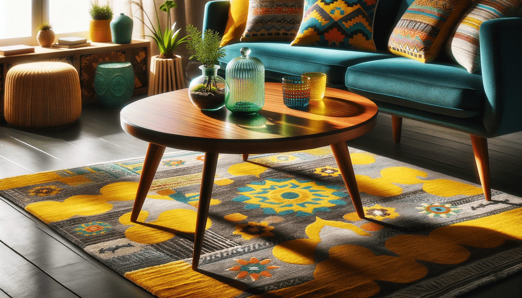 dall%c2%b7e-2024-01-10-21-51-08-a-vibrant-living-room-corner-featuring-a-mid-century-modern-style-coffee-table-with-rounded-edges-and-angled-wooden-legs-the-table-is-set-on-a-textur-8149477
