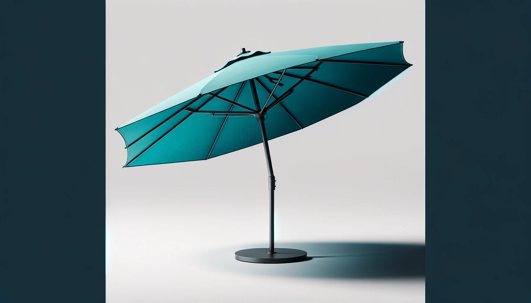 dall%c2%b7e-2024-01-11-07-58-59-a-modern-cantilever-umbrella-in-a-bright-teal-color-with-a-sturdy-black-metal-frame-the-umbrella-is-open-showing-the-fabric-stretched-out-to-provid-6745815
