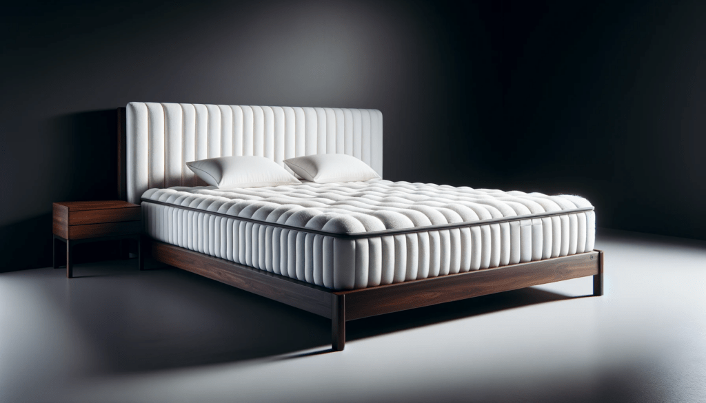 dall%c2%b7e-2024-01-11-08-40-20-a-modern-plush-queen-sized-bed-with-a-high-quality-white-mattress-on-a-dark-wooden-base-the-bed-is-designed-with-comfort-in-mind-featuring-a-soft-2164482