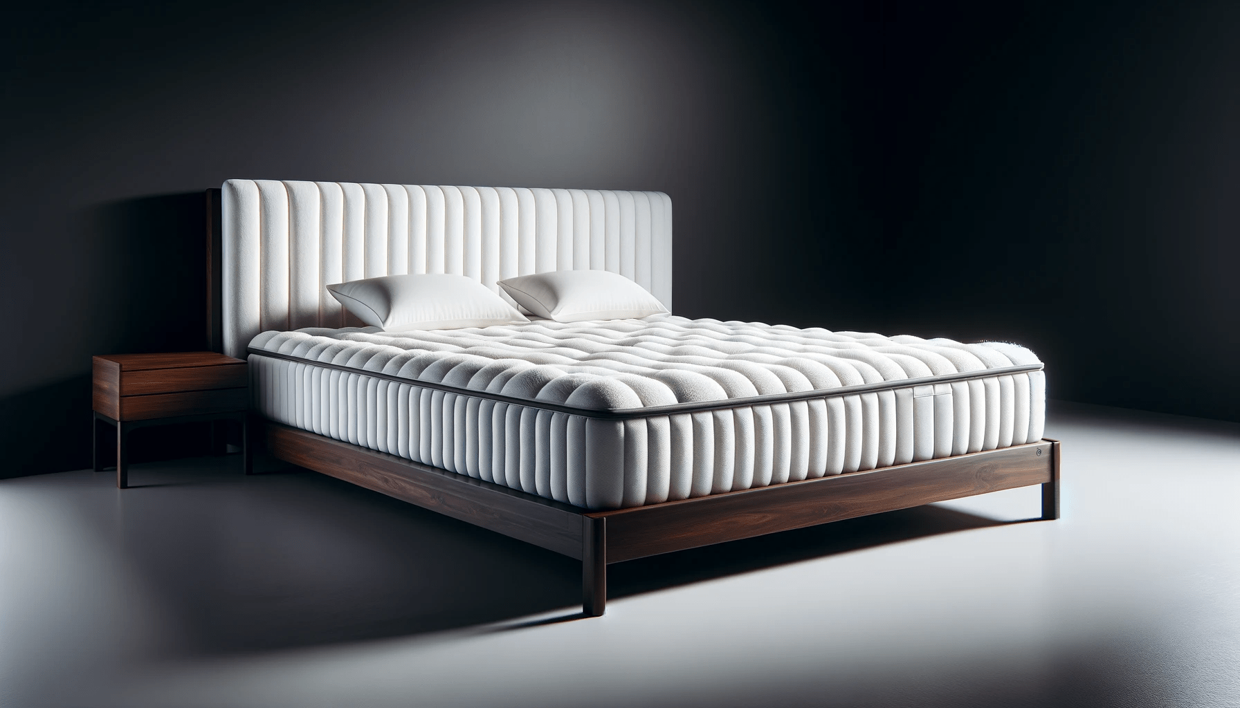 dall%c2%b7e-2024-01-11-08-40-20-a-modern-plush-queen-sized-bed-with-a-high-quality-white-mattress-on-a-dark-wooden-base-the-bed-is-designed-with-comfort-in-mind-featuring-a-soft-2164482