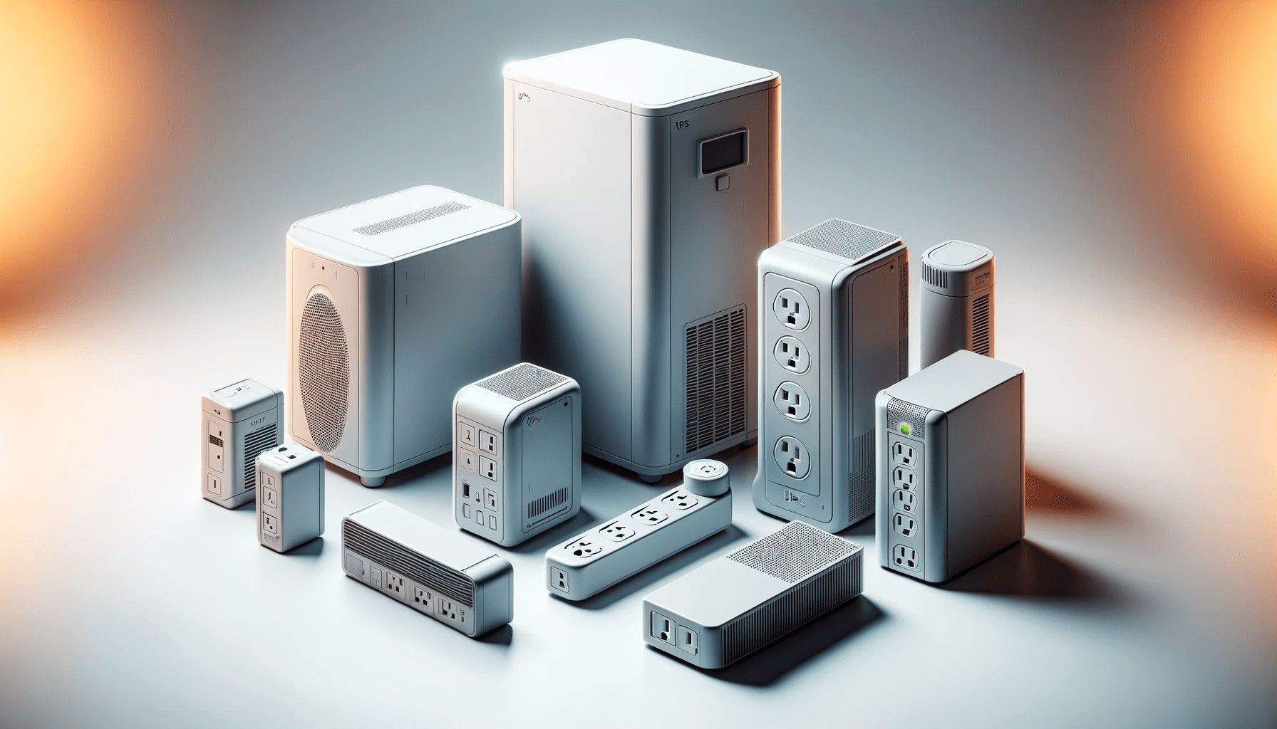 dall%c2%b7e-2024-01-11-11-47-30-a-collection-of-various-unbranded-uninterruptible-power-supply-ups-units-on-a-plain-white-background-the-units-are-of-different-sizes-and-shapes-o-6644648