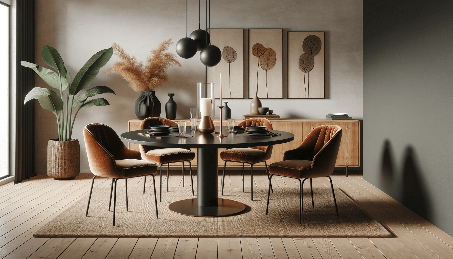 dall%c2%b7e-2024-01-12-11-07-47-create-a-16_9-ratio-fullhd-image-of-a-contemporary-dining-room-scene-the-scene-should-include-a-round-dining-table-with-a-matte-black-top-and-a-centr-8667640
