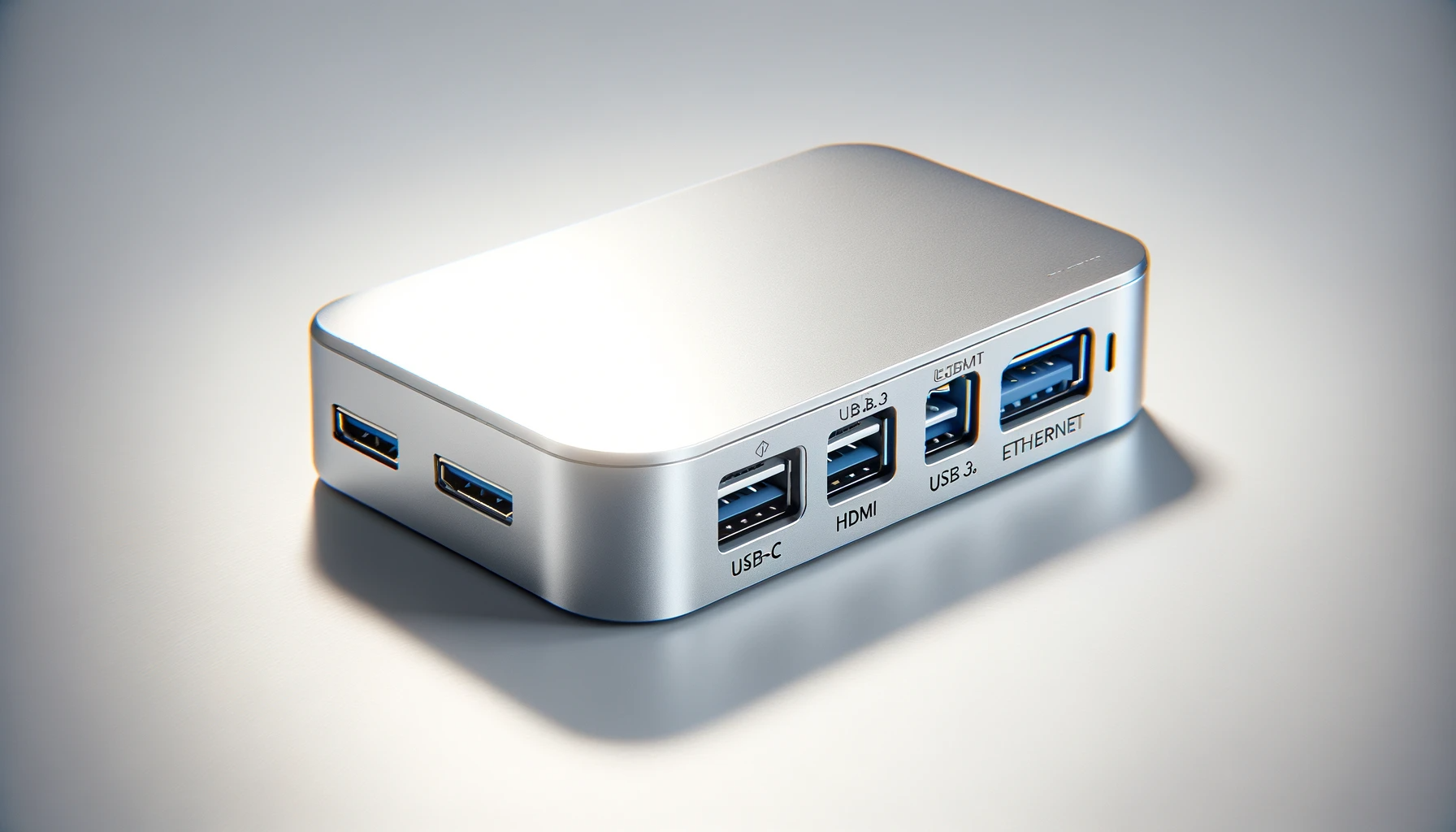 dall%c2%b7e-2024-01-13-10-57-53-create-an-image-of-a-non-branded-multi-port-usb-c-hub-the-hub-should-be-compact-and-rectangular-with-a-silver-metallic-finish-it-should-feature-sev-1231076