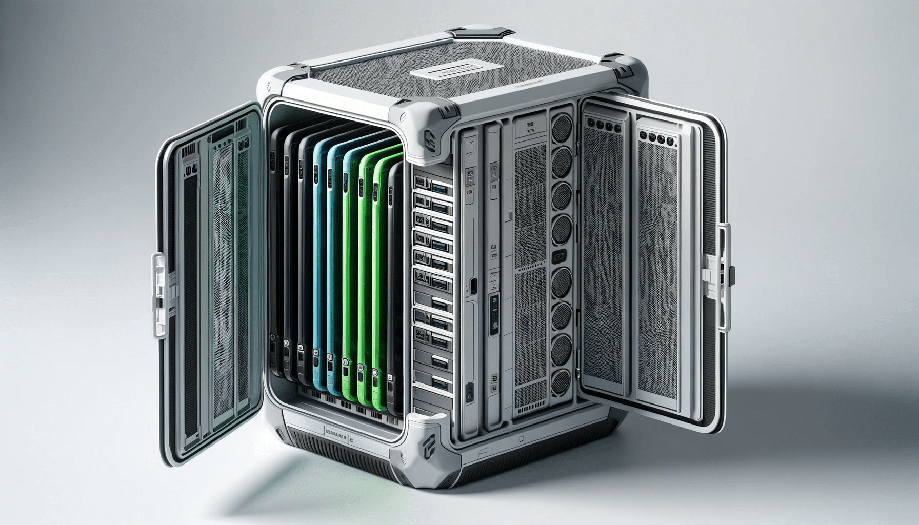 DALL·E-2024-01-13-18.46.52-An-electronic-device-storage-unit-with-an-open-side-door-revealing-multiple-compartments-each-holding-tablets-in-black-green-and-blue-colors.-The-e-9092655 dall%c2%b7e-2024-01-13-18-46-52-an-electronic-device-storage-unit-with-an-open-side-door-revealing-multiple-compartments-each-holding-tablets-in-black-green-and-blue-colors-the-e-9092655