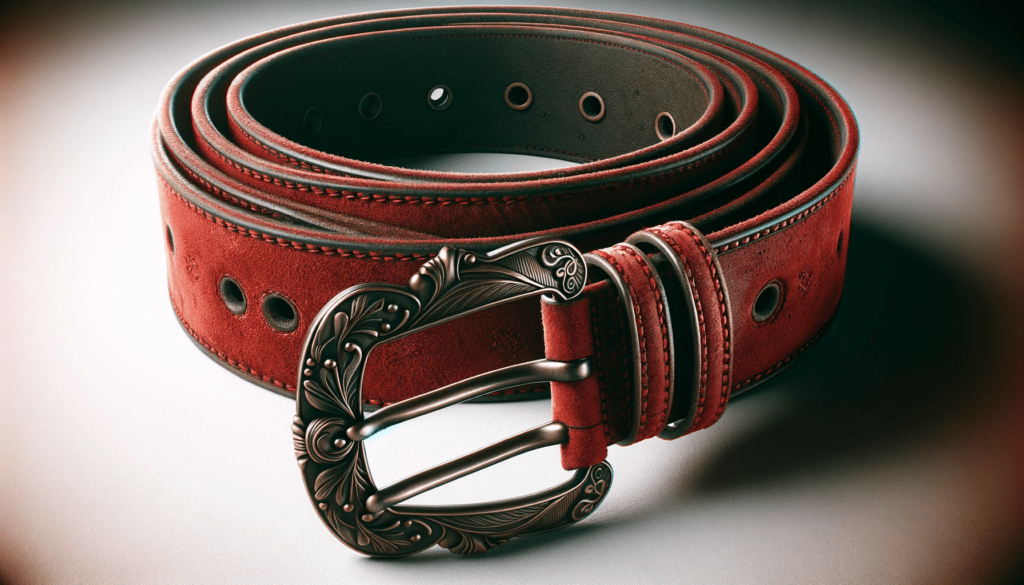 dall%c2%b7e-2024-01-15-09-28-25-a-detailed-view-of-a-red-suede-belt-with-a-vintage-style-bronze-buckle-the-belt-has-a-textured-surface-and-visible-stitching-along-the-edges-it-is-c-1360034