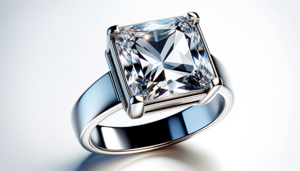 dall%c2%b7e-2024-01-15-09-36-45-a-high-definition-photograph-of-a-luxurious-silver-ring-with-a-large-square-cut-clear-gemstone-set-in-a-simple-yet-elegant-band-the-ring-is-positio-8073568