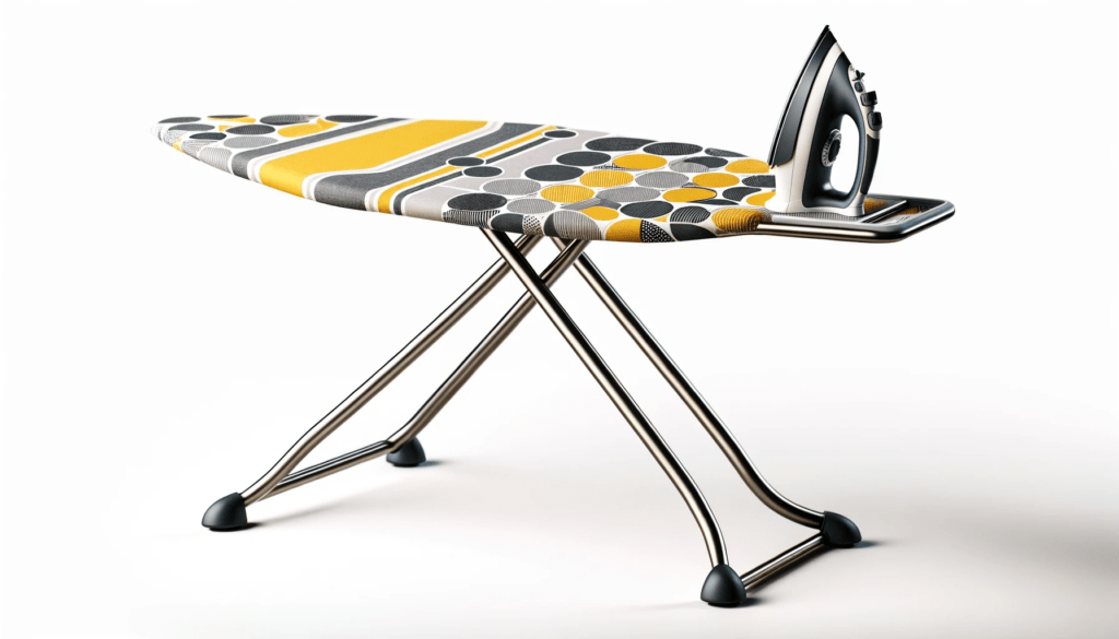 dall%c2%b7e-2024-01-16-06-59-23-a-modern-ironing-board-with-an-adjustable-metal-stand-in-a-diagonal-composition-the-board-cover-features-a-geometric-pattern-with-circles-and-teardro-9156409
