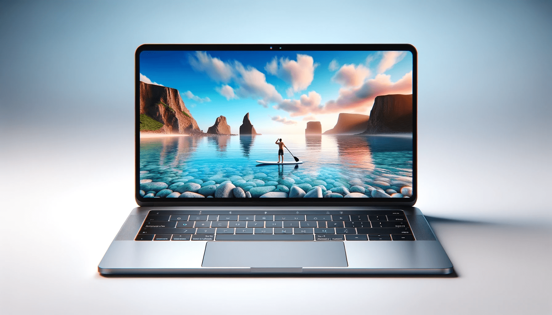 dall%c2%b7e-2024-01-16-10-40-52-create-a-16_9-full-hd-image-of-an-open-modern-laptop-on-a-white-background-the-laptop-should-have-a-thin-silver-body-black-keyboard-and-a-screen-d-6279306