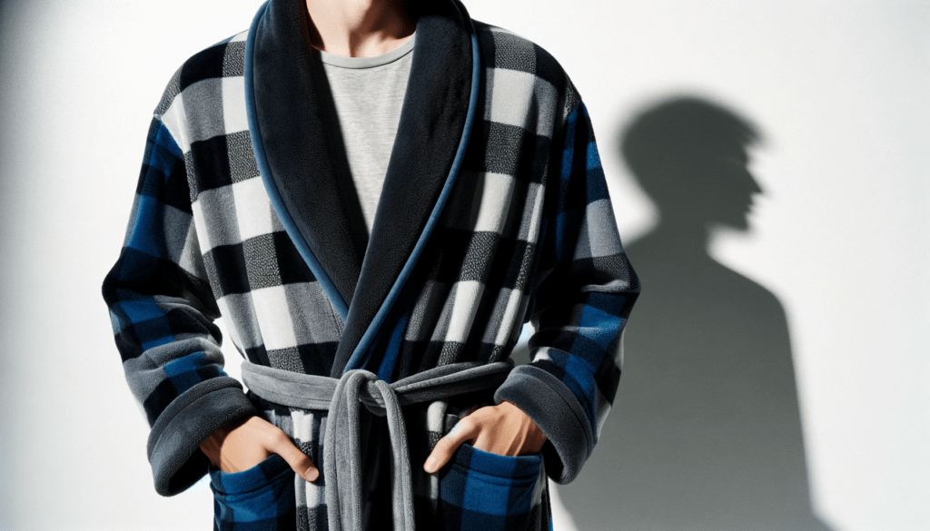 dall%c2%b7e-2024-01-16-10-54-08-a-person-is-seen-from-the-waist-up-to-the-knees-they-are-wearing-a-blue-and-black-checkered-bathrobe-with-a-shawl-collar-and-a-tied-belt-underneath-6343387