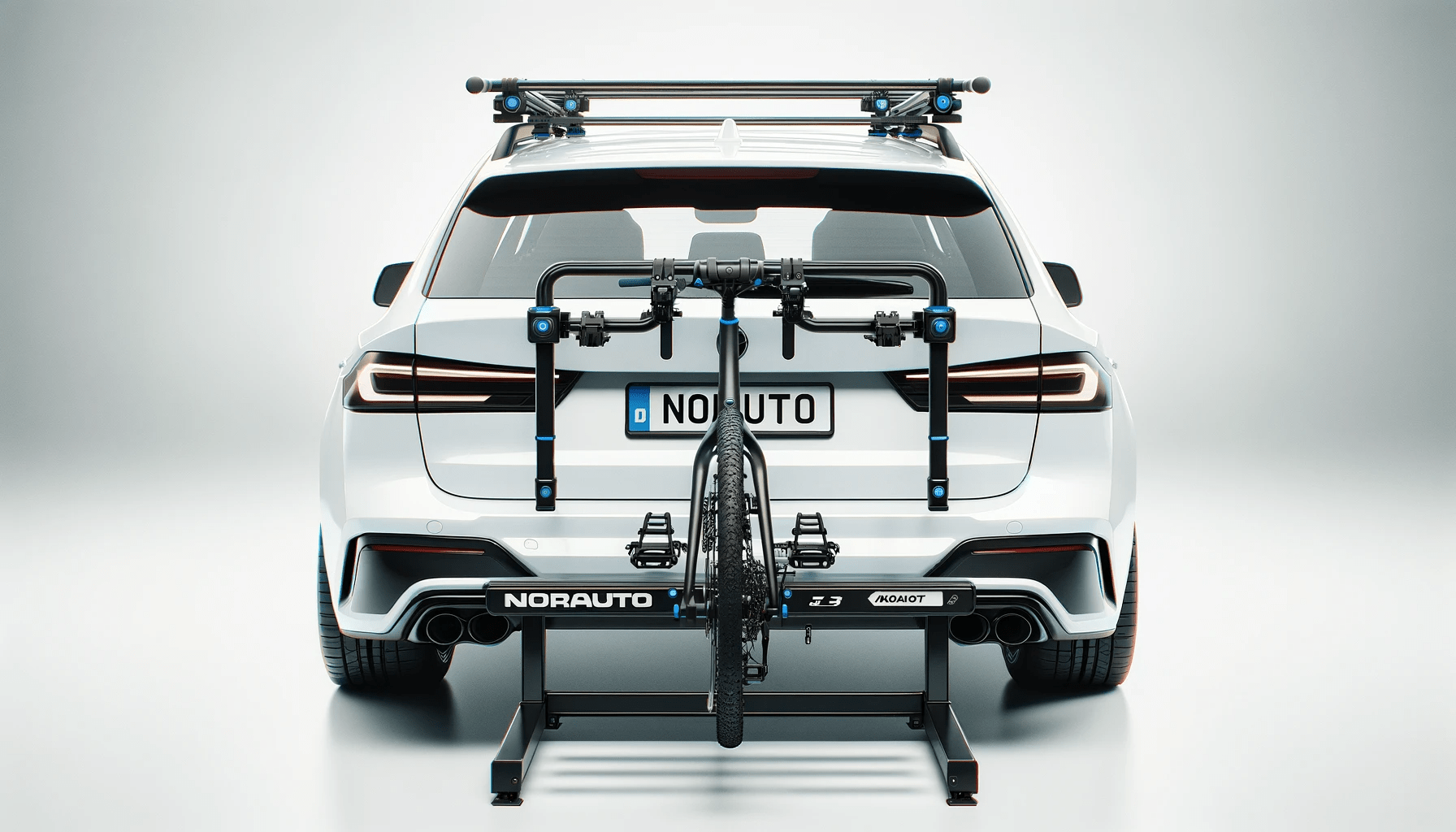 dall%c2%b7e-2024-01-16-13-11-16-a-high-definition-16_9-aspect-ratio-photograph-of-a-white-cars-rear-view-featuring-a-black-bike-rack-with-blue-accents-attached-to-the-trunk-the-ca-6833807