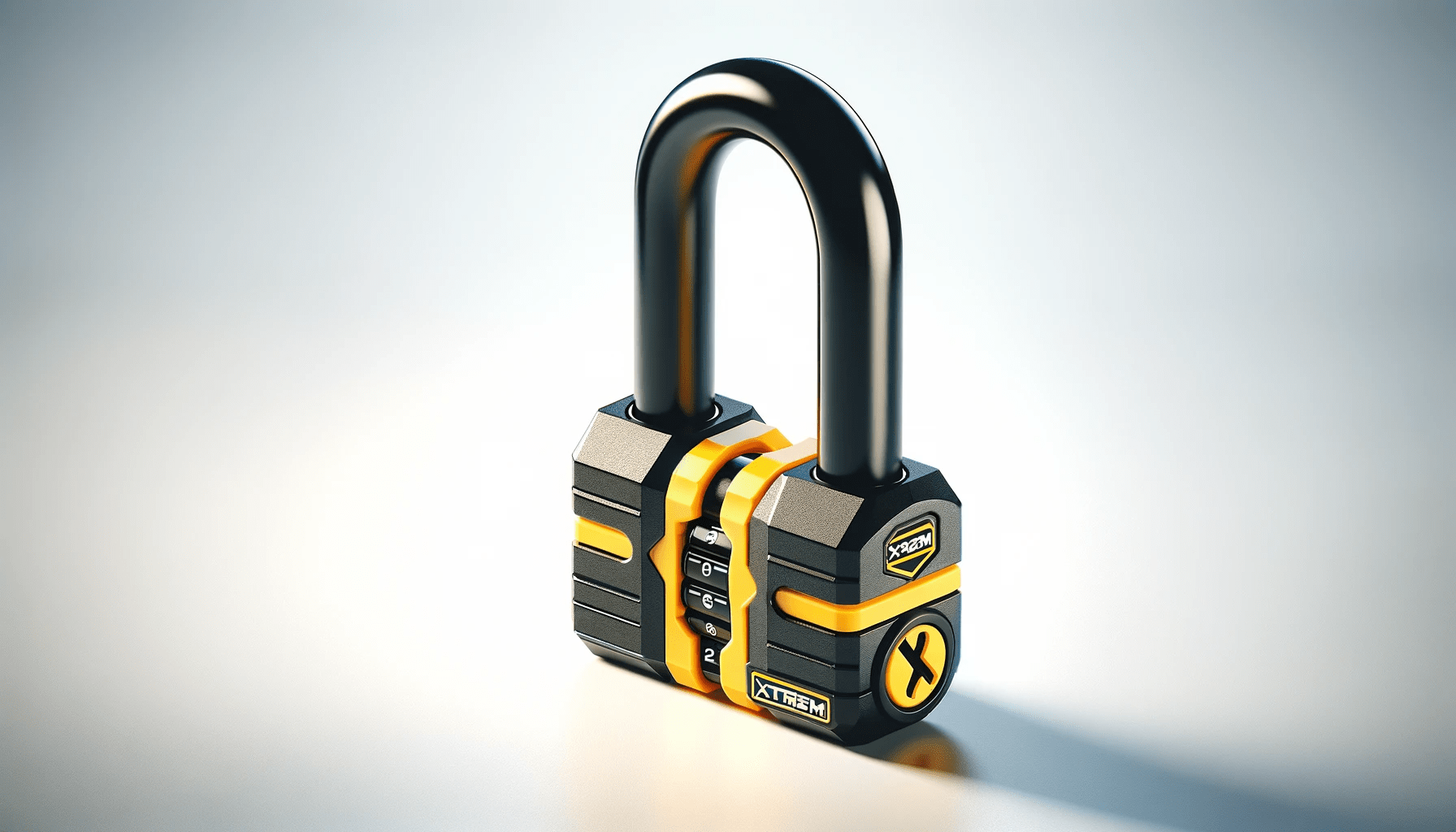 dall%c2%b7e-2024-01-16-13-25-09-a-product-image-of-a-sturdy-u-lock-for-bicycles-the-lock-is-positioned-upright-with-a-black-shackle-and-a-vibrant-yellow-locking-mechanism-with-the-b-8387029