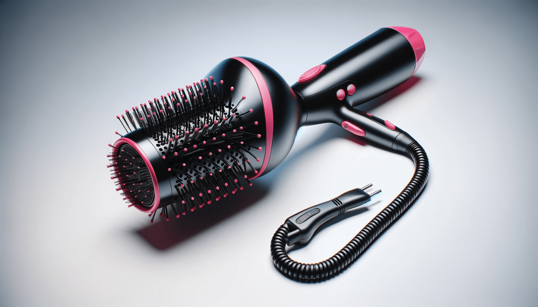 dall%c2%b7e-2024-01-17-08-10-44-a-high-definition-photograph-of-a-modern-hair-styling-tool-combining-a-hair-dryer-and-a-round-brush-the-handle-is-sleek-colored-black-with-vibrant-p-7923589