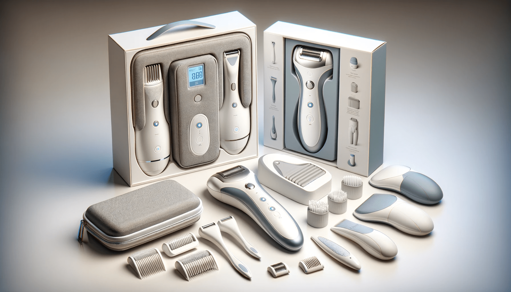 dall%c2%b7e-2024-01-17-08-33-12-a-16_9-full-hd-image-displaying-an-assortment-of-hair-removal-products-and-their-packaging-the-products-are-arranged-on-a-white-background-from-left-5779119